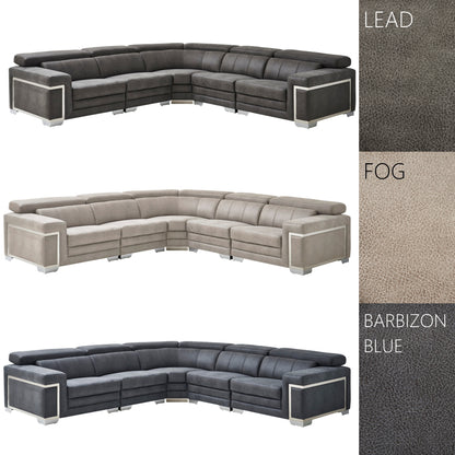 コーナーソファ 5点セット ソファー ソファ 大型 レザーファブリック ヘッドレストリクライニング ハイバック ローバック 応接セット おしゃれ 1人掛け 2人掛け 3人掛け 一人用 二人用 三人用 高級 最高級 豪華 モダン 応接室 応接間 ホテル ラグジュアリー お店 店舗 リビング