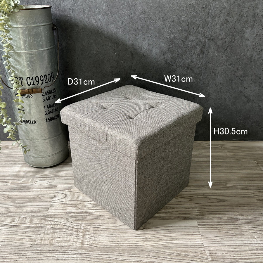 スツール 収納ボックス チェアー オットマン 座れる 収納BOX チェア 椅子 腰掛け 足置き 収納 耐荷重80kg 折りたたみ 軽量1.5kg おしゃれ 安い 激安 布製
