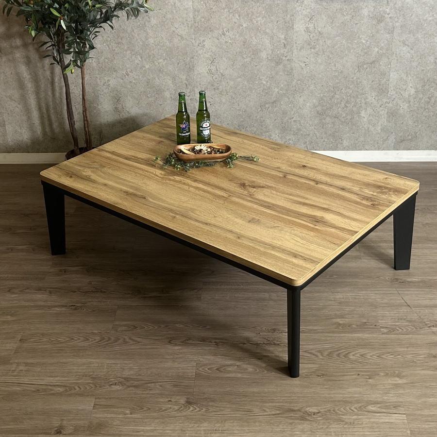 こたつテーブル こたつ 120cm幅 長方形 家具調こたつ 座卓 フラットヒーター テーブル センターテーブル リビングテーブル ローテーブル 120×80 暖卓 コタツ