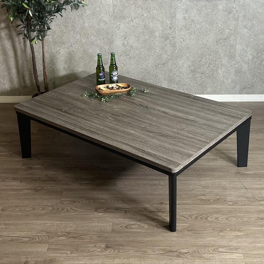 こたつテーブル こたつ 120cm幅 長方形 家具調こたつ 座卓 フラットヒーター テーブル センターテーブル リビングテーブル ローテーブル 120×80 暖卓 コタツ